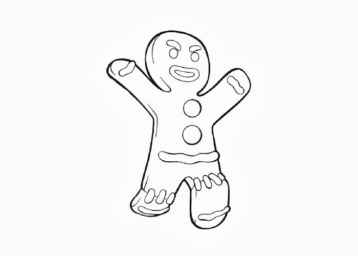 Gingerbread Cowboy Coloring Page Boringpop Gingerbread Cowboy Coloring Page Boringpop