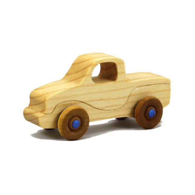 Handmade Wooden Toy Truck Itty Bitty Mini Jimmie Pickup Play Pal Pocket Size 768257503