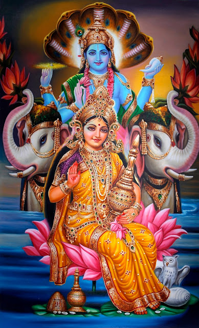 Buy Traditional Lakshmi-Narayana Iconography Paintings