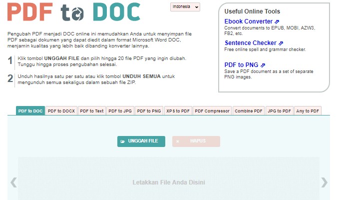 Situs Terbaik untuk Mengubah file PDF ke Word secara Online - Pdf2Doc Situs Terbaik untuk Mengubah file PDF ke Word secara Online - Pdf2Doc