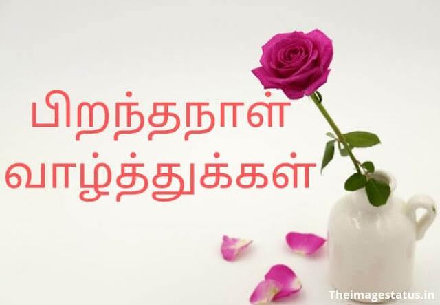Happy birthday image in Tamil
