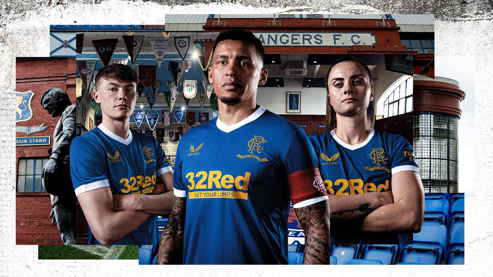 Rangers unveil new home kit designed by Castore for 2020/21 season
