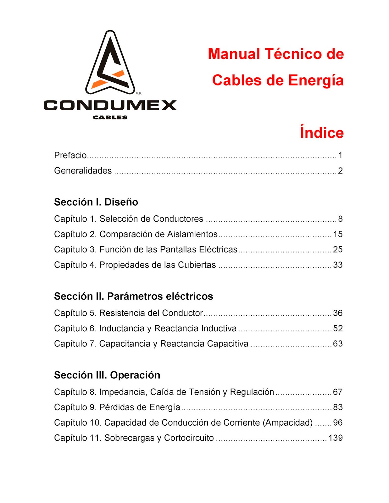 Manual Técnico de Cables de Energía CONDUMEX (Tercera Edición)