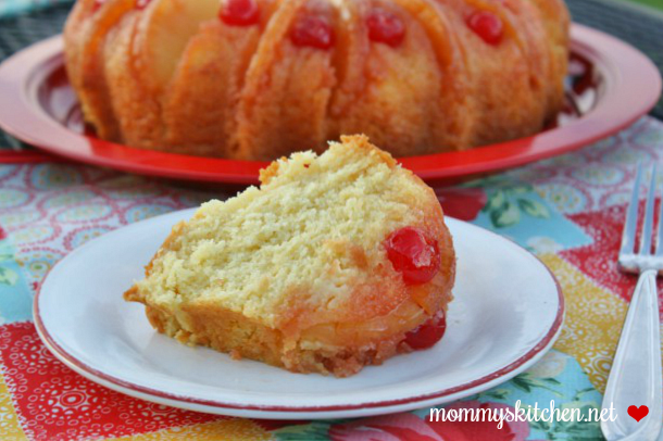 Pineapple Upside Down Bundt Cake