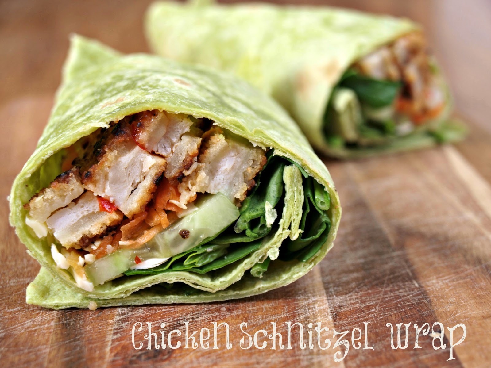 Chicken Schnitzel Wrap