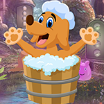 Games4King - G4K Bubble Bucket Dog Escape Game