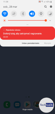 Jak wyłączyć nagrywanie ekranu?