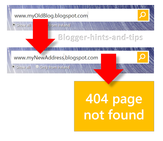 How to change internal links when you chance your blog's web-address
