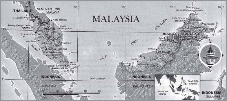 Letak Geografis dan Astronomis Malaysia, Iklim, Bentang