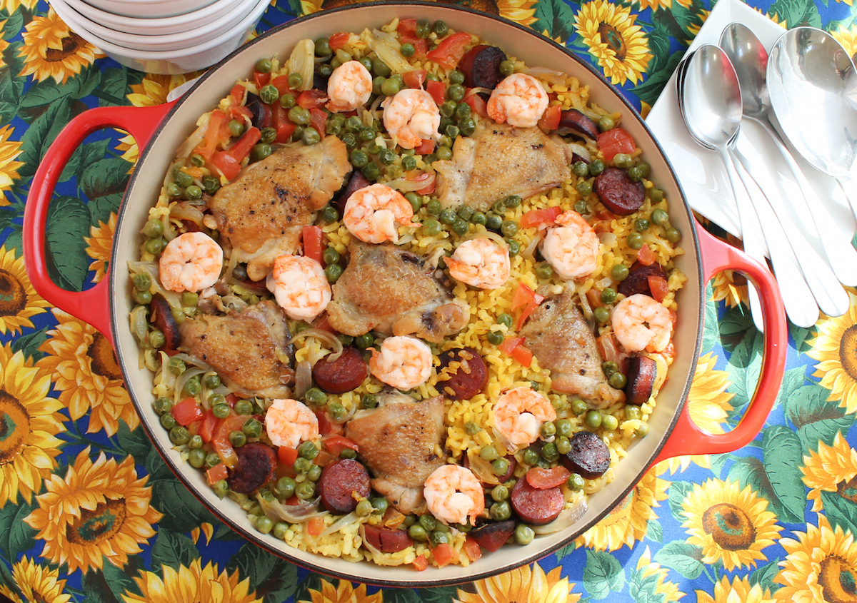 Food Lust People Love Easy Mixed Paella FoodieExtravaganza
