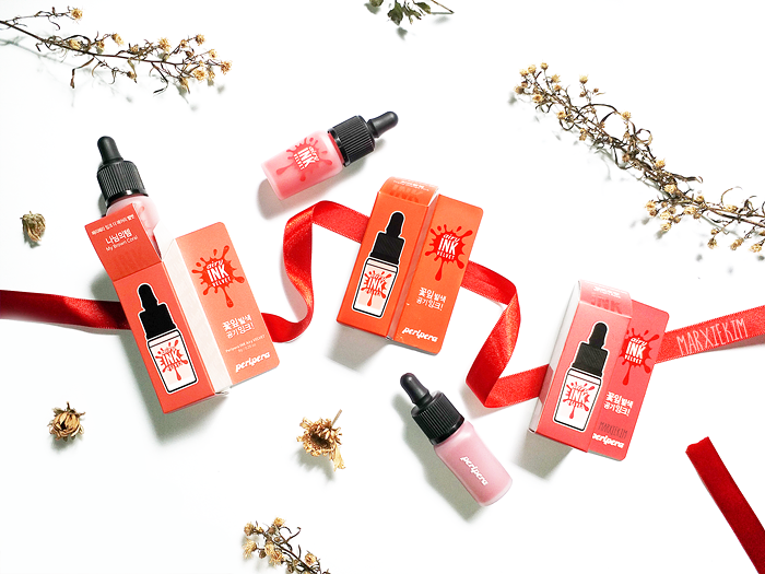 Peripera Airy Ink velvet Review and Swatches Peripera Airy Ink velvet #3 Pretty Orange Pink #5 Elf Light Rose #7 My Brown Coral