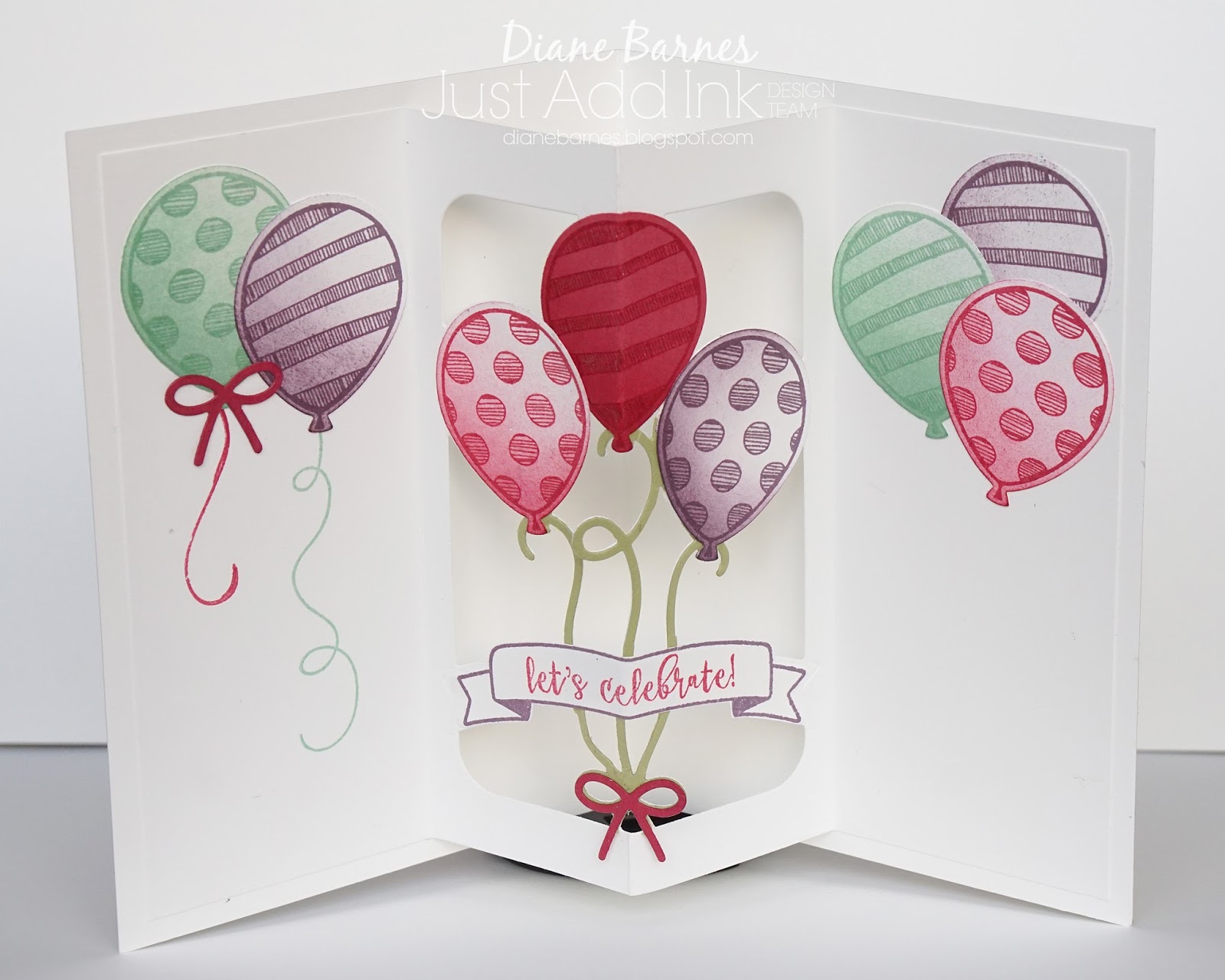 colour me happy JAI 347 colour challenge balloon pop up birthday