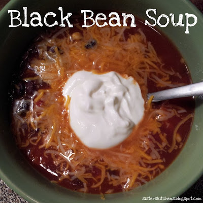 Black Bean Soup | Tale of Two Sisters and Their Kitchens