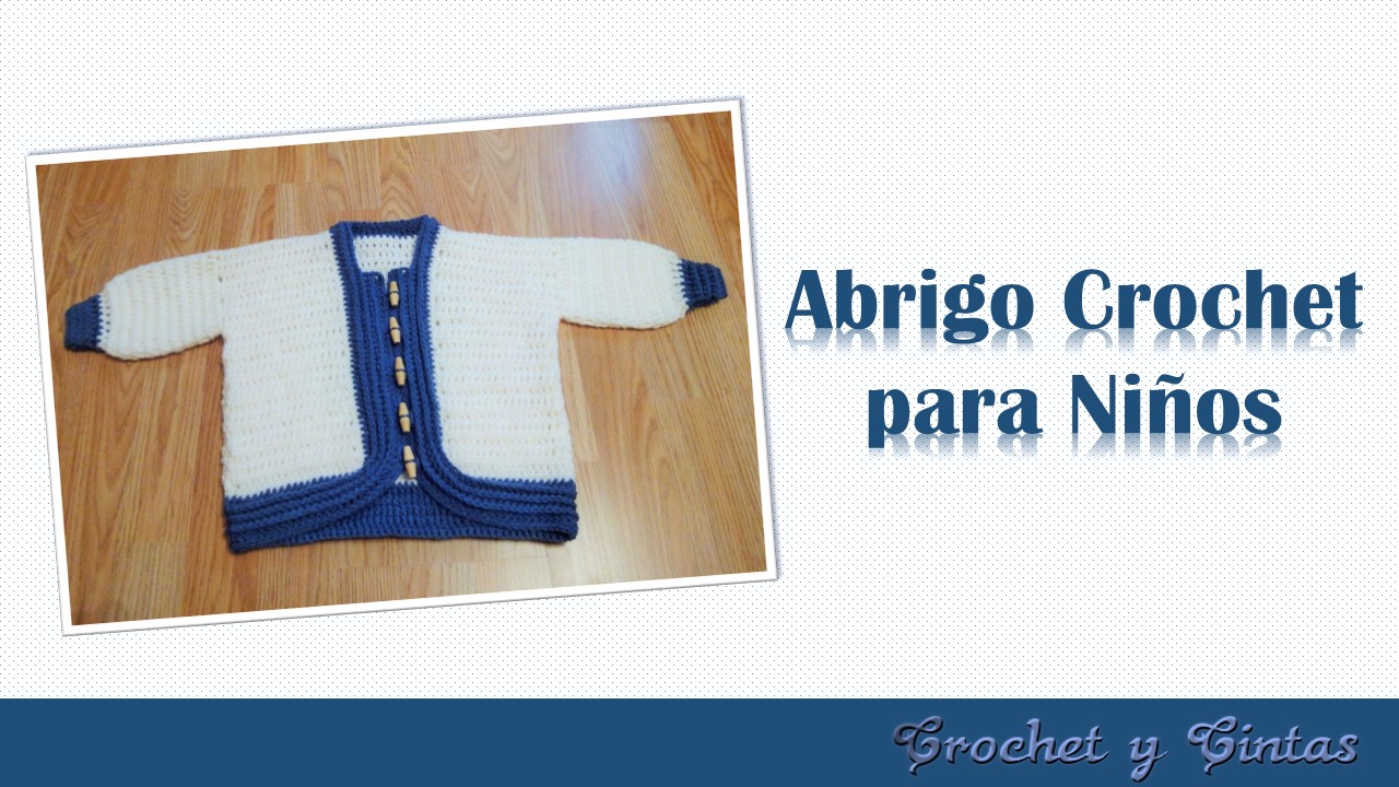 abrigo tejido a crochet
