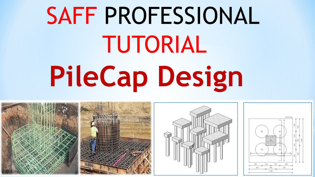 pilecap design with saff