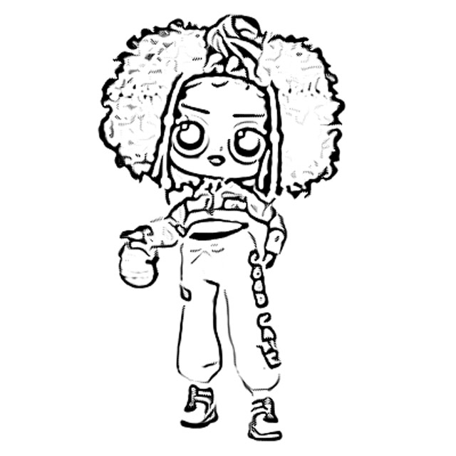 Coloring Pages L.O.L Surprise! Tweens Fashion Dolls! Coloring Pages