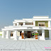 355 sq-yd decorative flat roof home