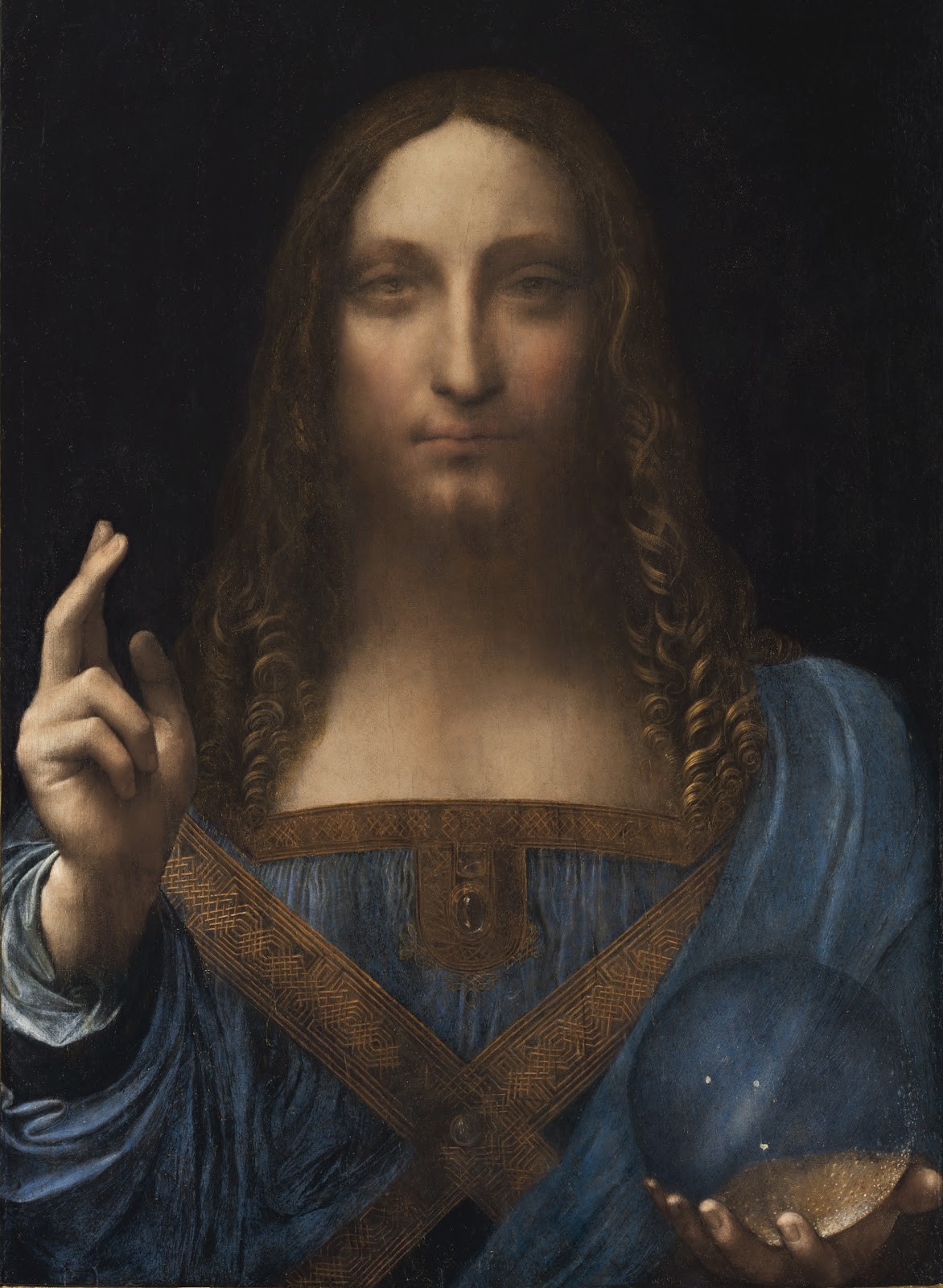 Leonardo da Vinci | Salvator Mundi, 1499 | Tutt'Art@ | Pittura • Scultura •  Poesia • Musica