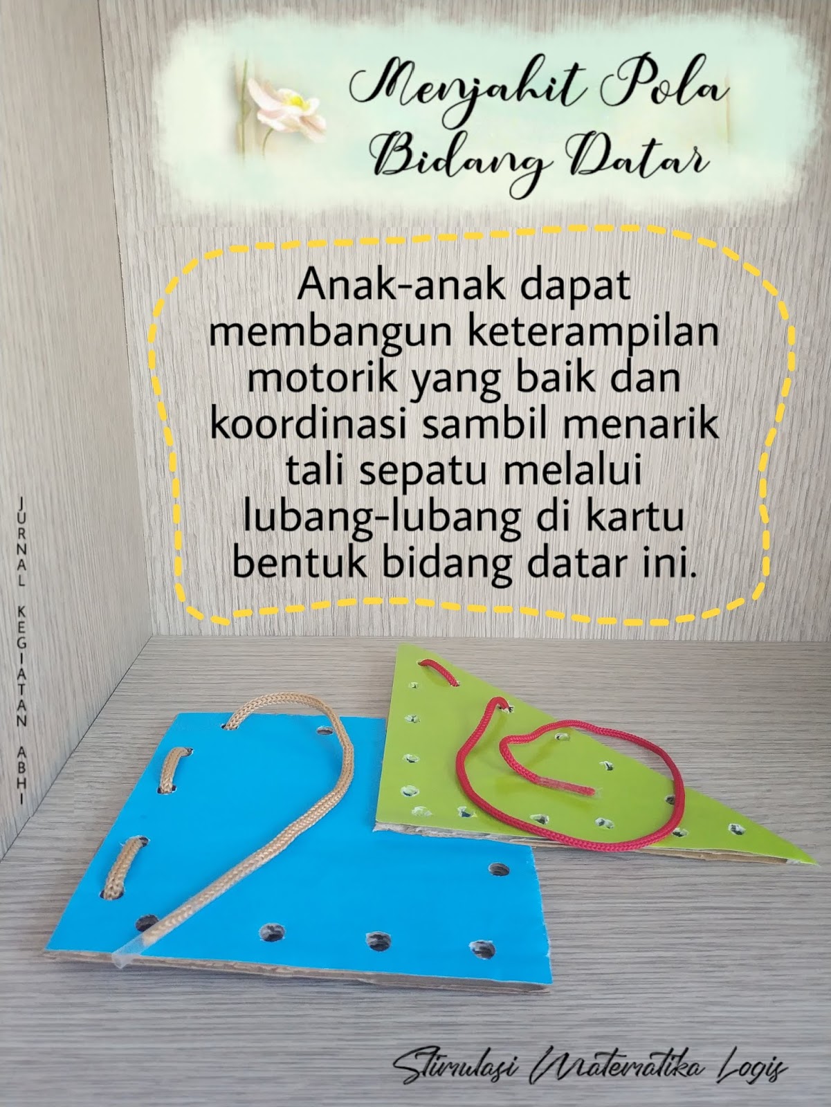 Menjahit Pola Bidang Datar - SUDUT PANDANG OKY