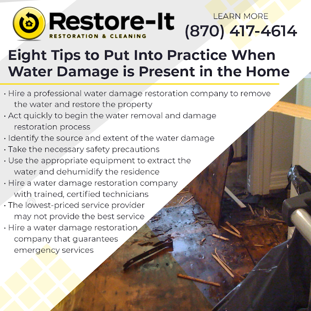 water damage restoration