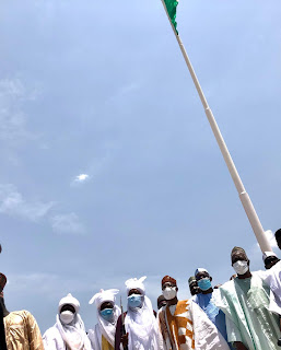 Lai Mohammed Inspects Tallest Flag Pole In Jigawa