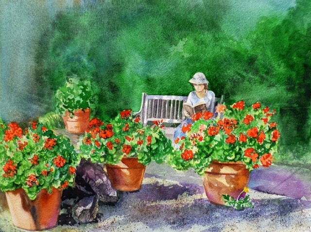 Цветы и цветочные натюрморты акварелью. Irina Sztukowski 20 Цветы и цветочные натюрморты акварелью. Irina Sztukowski 19