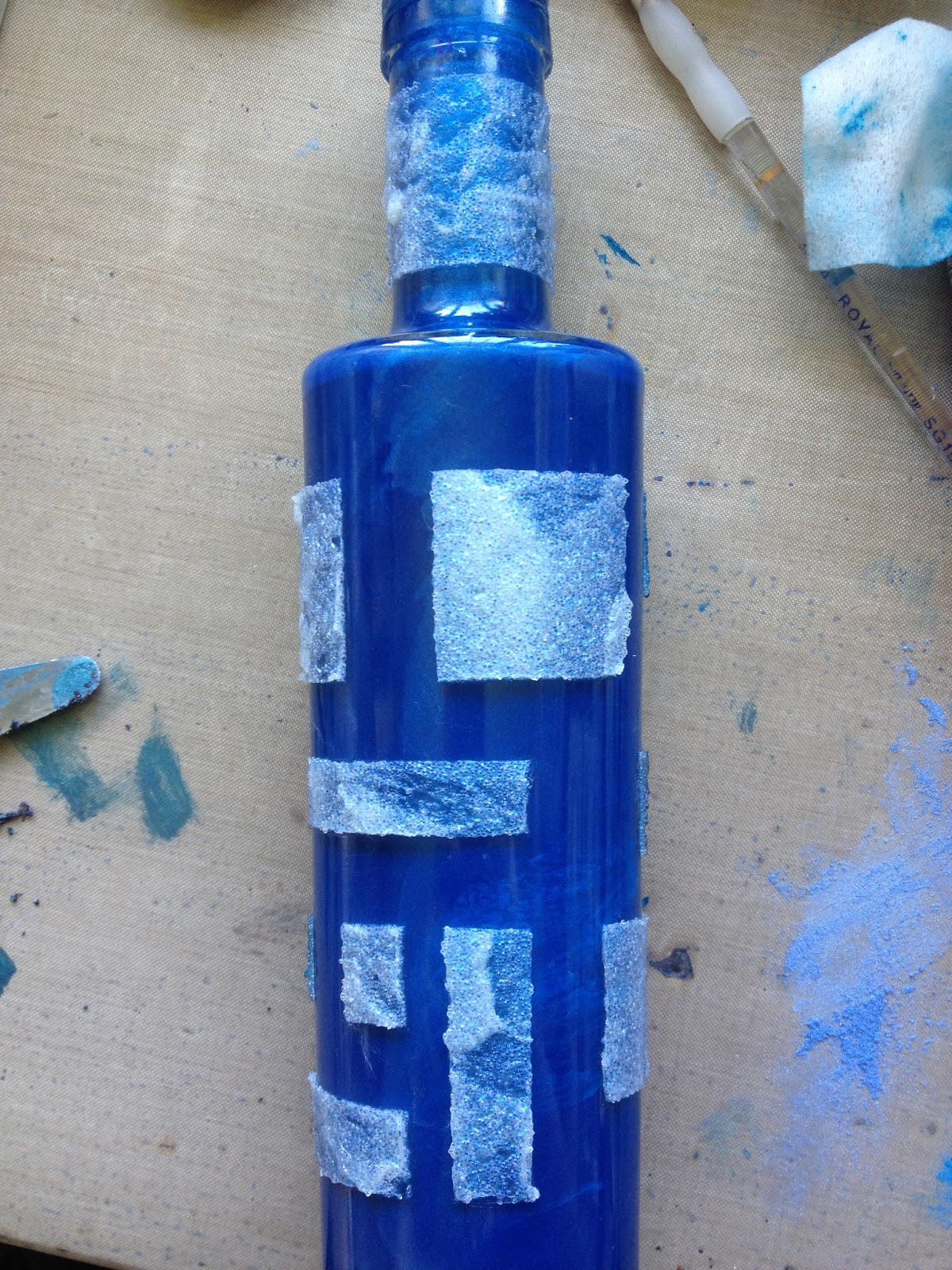 a love to create Blue Glass