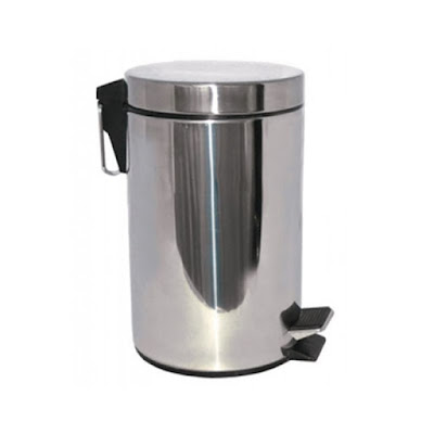 Thùng Rác Inox Đạp Chân Loại 8L Sang Trọng - TRA0053