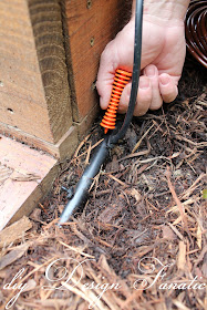 install a simple drip irrigation system, drip irrigation kit, backyard veggie garden, raised beds, diydesignfanatic.com 