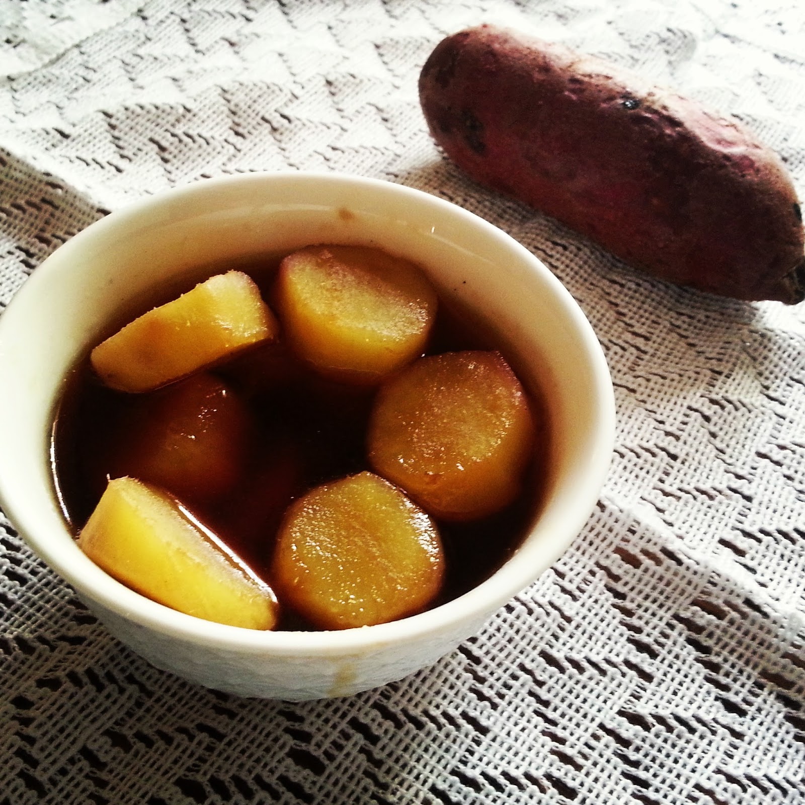 Reinventing Food by Apoorva Sweet Potato in Jaggery Syrup