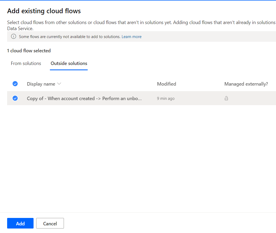 SHREWAYS Power Automate Connection References missing in Dataverse