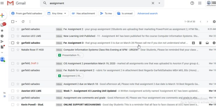 Gmailで検索チップを使用する方法