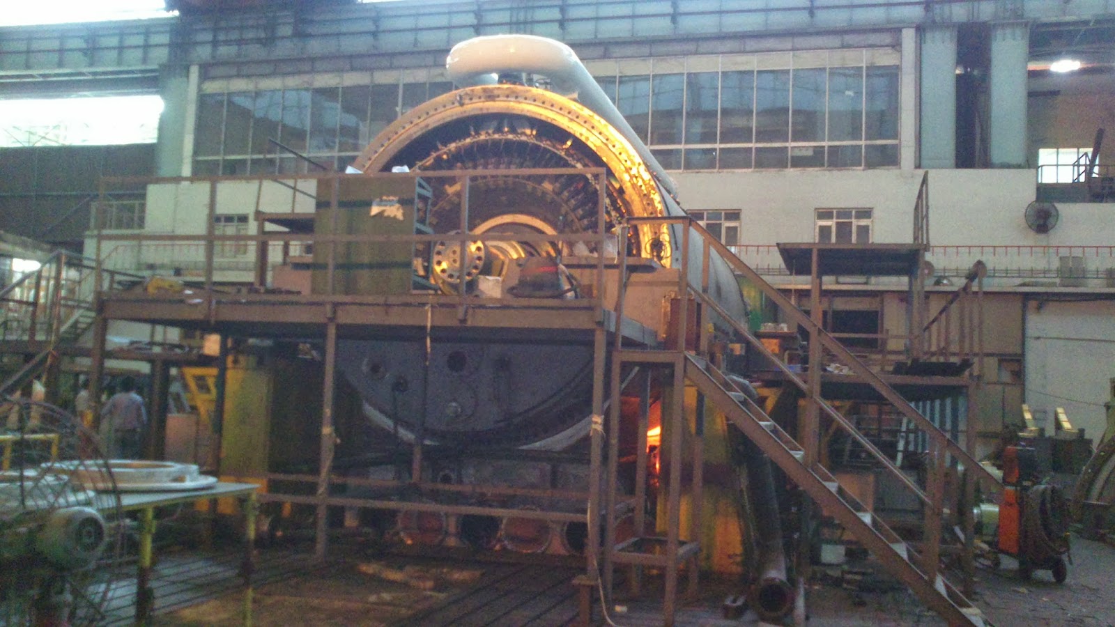 PPT on manufacturing of Turbo generator BHEL World