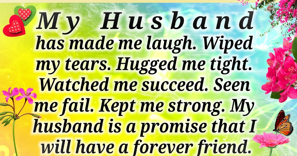 Truth Follower: My Husband My Forever Friend