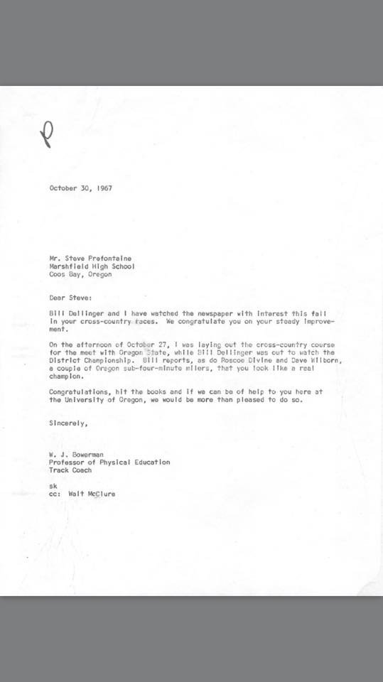 bill bowerman prefontaine