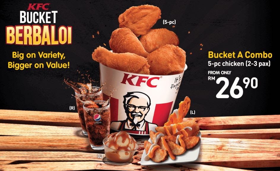 Kfc Gratis Combo Bucket at Regina Foy blog