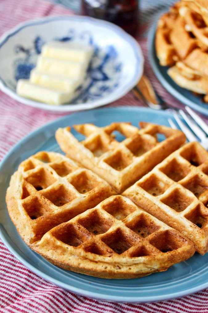 Sourdough BelgianStyle Waffles Karen's Kitchen Stories