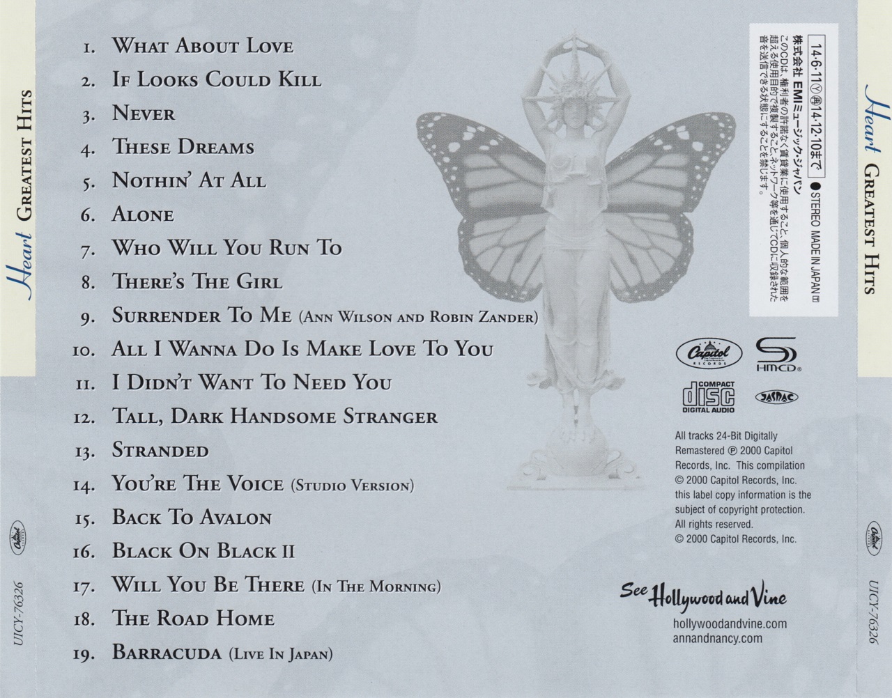 CD Heart: Greatest Hits. Oegirl – with all of my Heart: Greatest Hits. Sky dreams перевод