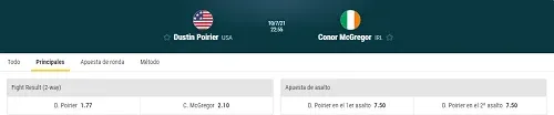Apuesta Apostar VS UFC