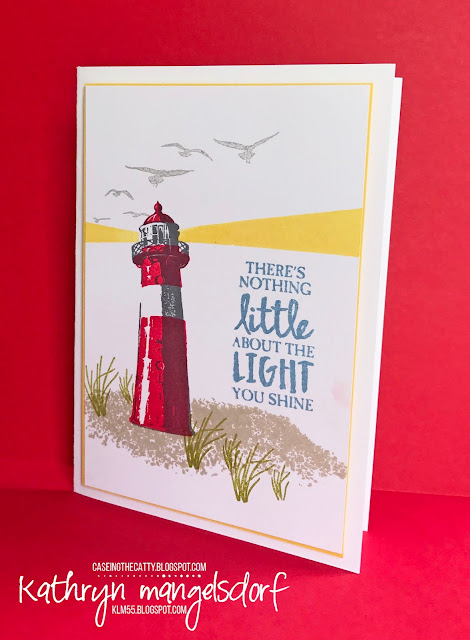 Stampin' Up! High Tide, Male Card, Masculine Card created by Kathryn Mangelsdorf