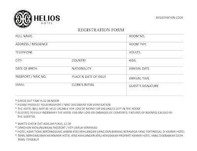 Faaqidaad Nota Hotel Malang