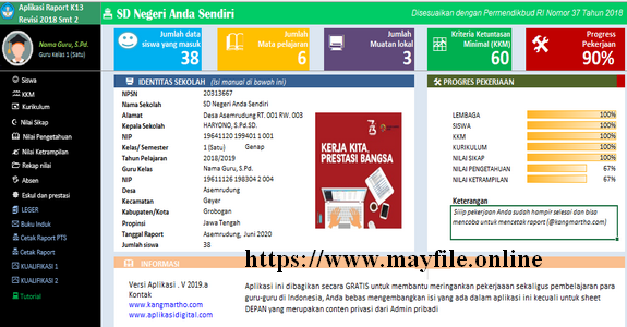 Download Aplikasi Raport K13 Sd Semester 2 Kelas 4 Download Aplikasi Raport K13 Sd Semester 2 Kelas 4