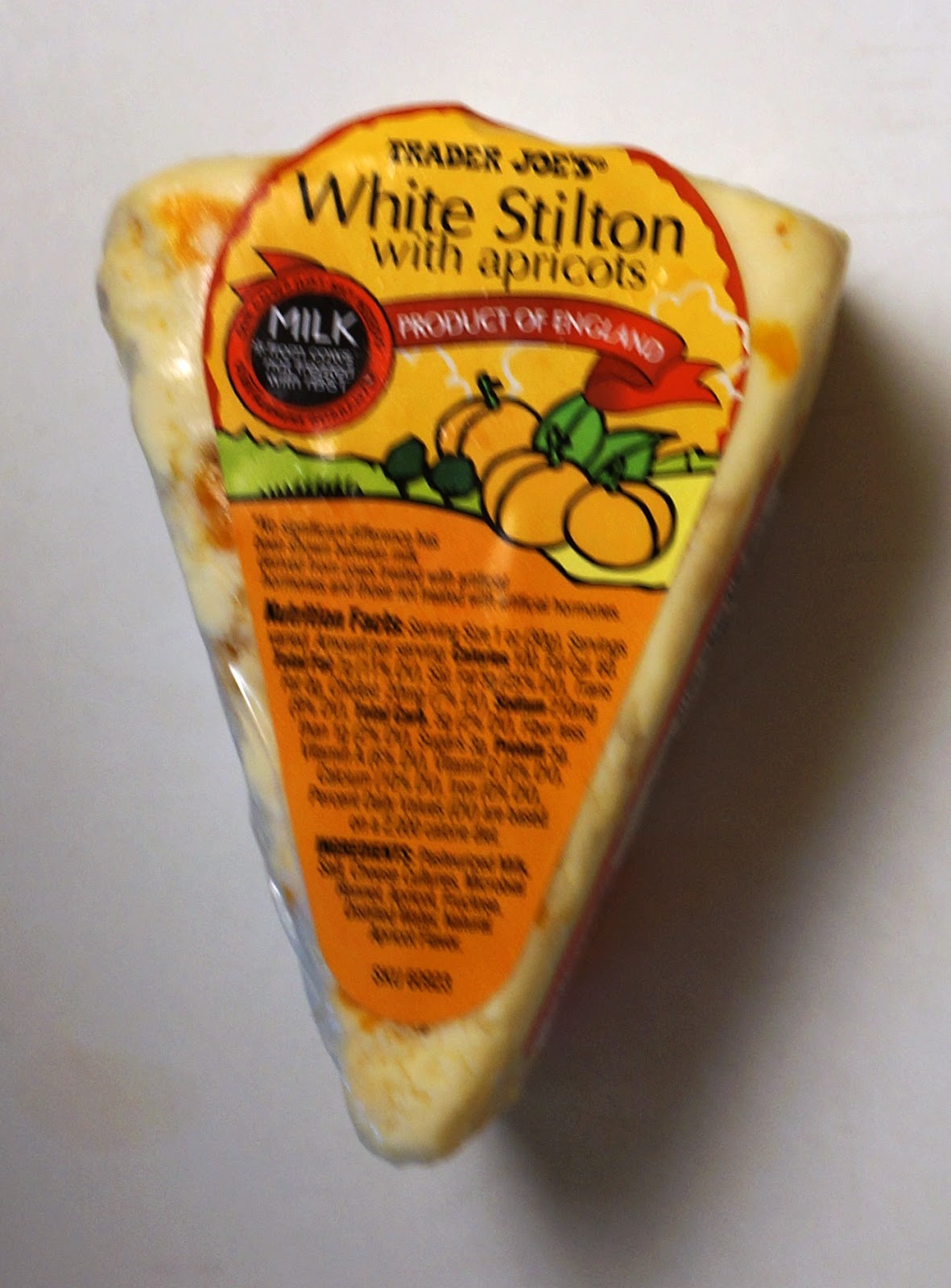 Exploring Trader Joe's Trader Joe's White Stilton With Apricots