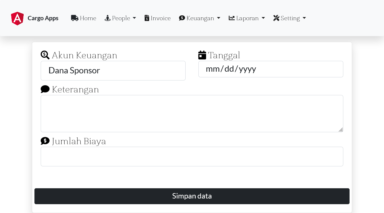 Aplikasi kargo ekspedisi pengiriman plus website kargo ekspedisi all in one