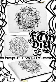 FTWDIY X Kayla Costa Limited Edition Mandala Pouch