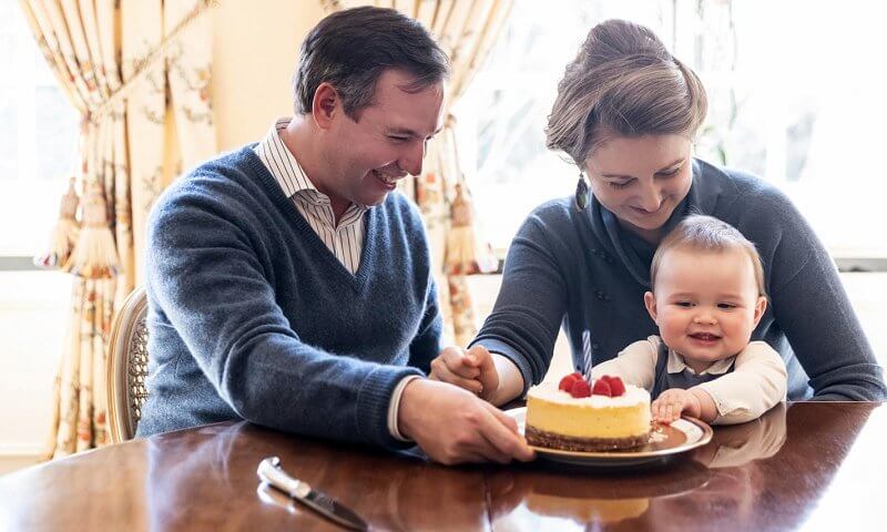Prince Charles Of Luxembourg Celebrates His First Birthday