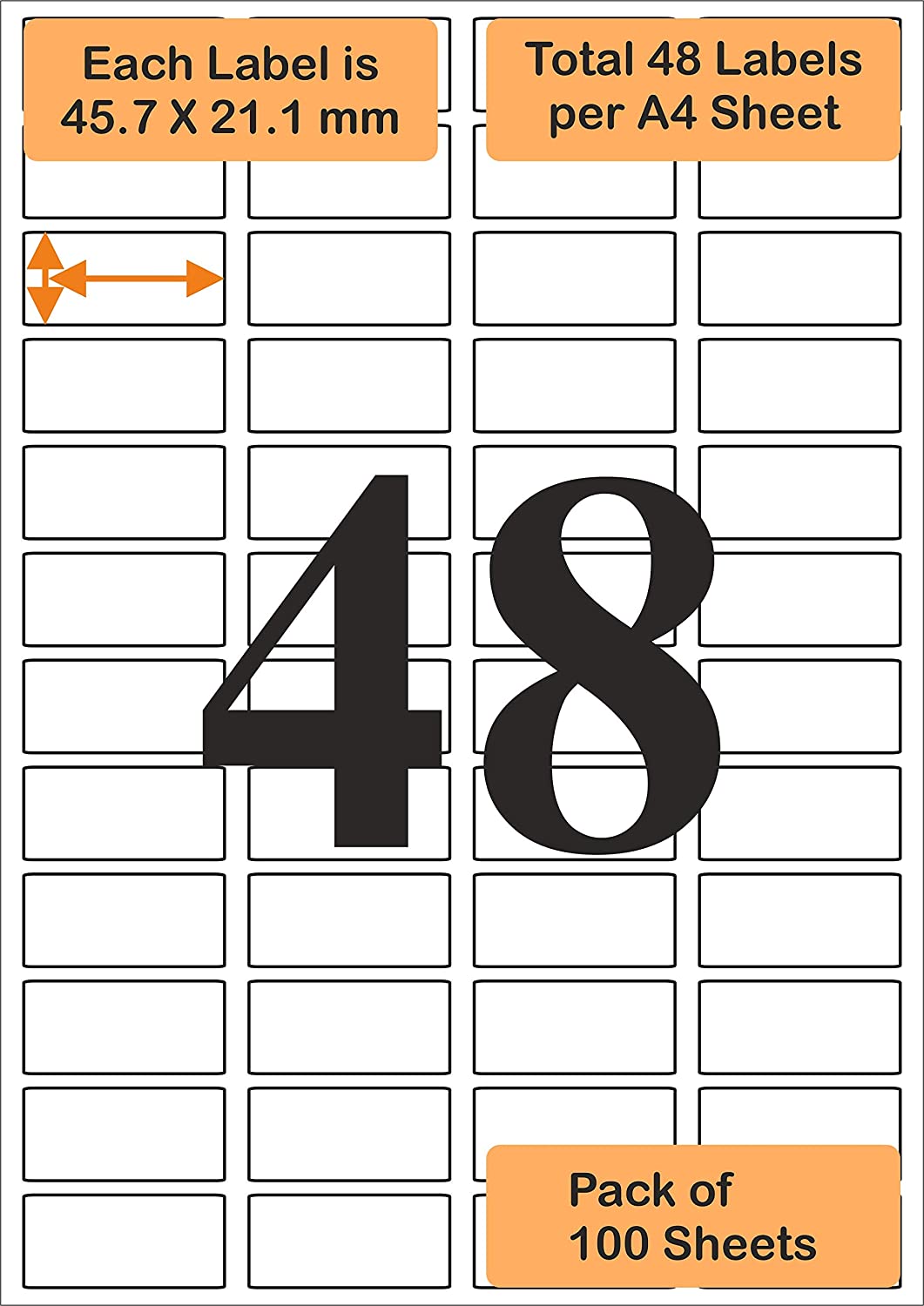 Compare Price A4 Sheet Self Adhesive Label Oddy Novajet VCR Desmat