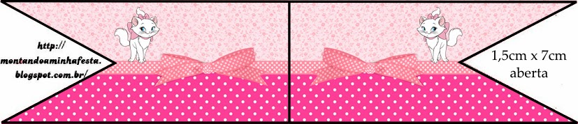 Marie: Imprimibles e Invitaciones para Imprimir Gratis. Banderitas para sandwichs o toppers.