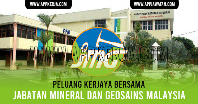 Jawatan Kosong di Jabatan Mineral dan Geosains Malaysia - Appkerja Malaysia