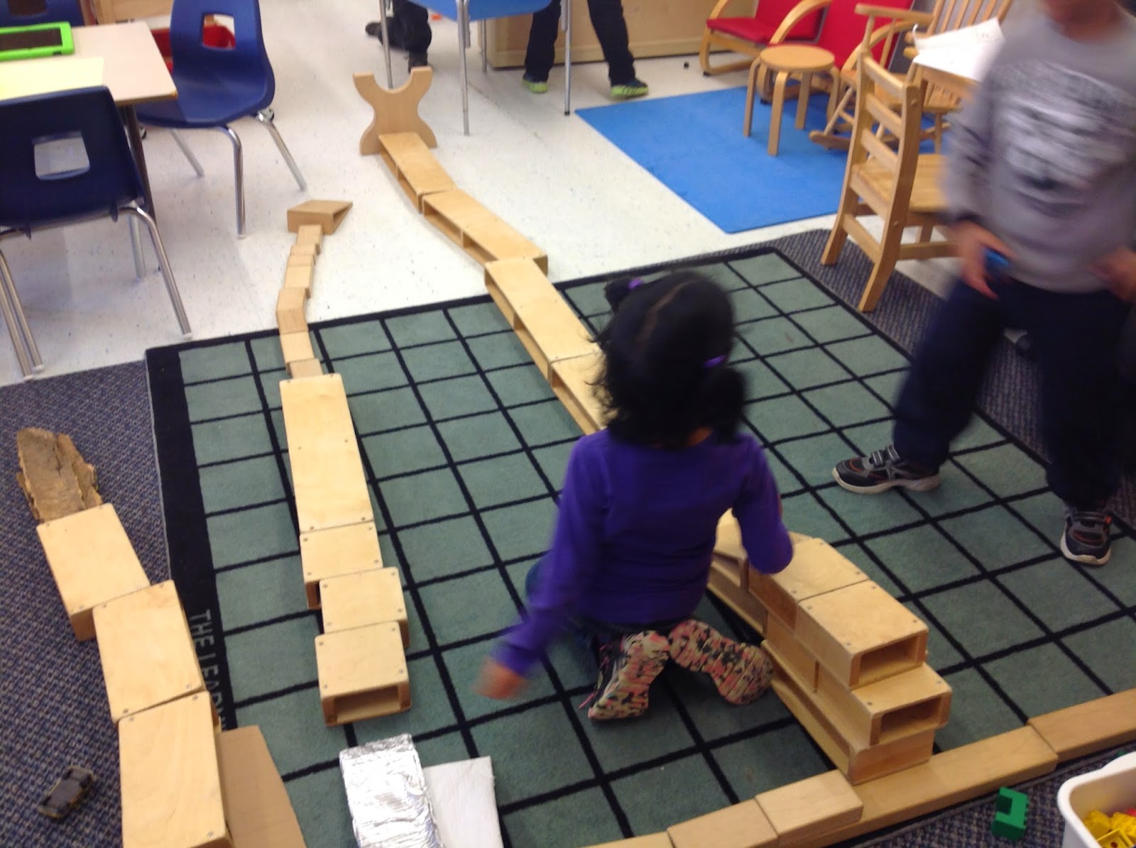 Learning Through Play in Kindergarten Investigating Ramps